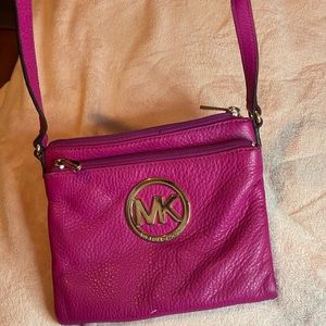 Pink Authentic MK, Small Crossbody